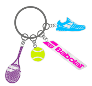 Charms Key Ring 1000 White