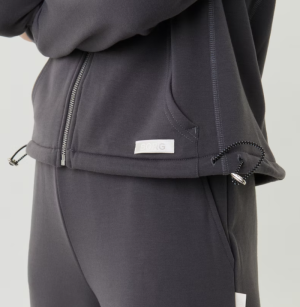 Sthlm soft hood gray pinstripe
