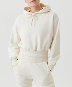 Sthlm Crop Hoodie egret