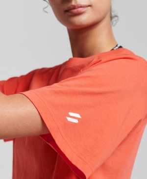 Core SS Tee hot coral