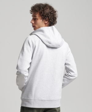 Code Tech Zip Hood cadet grey marl
