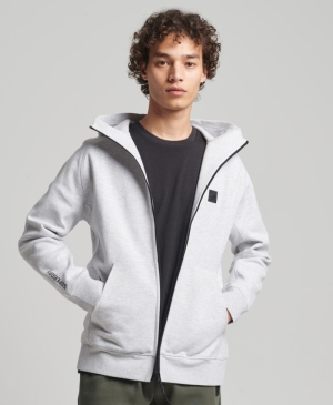 Code Tech Zip Hood cadet grey marl