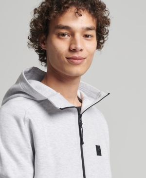 Code Tech Zip Hood cadet grey marl