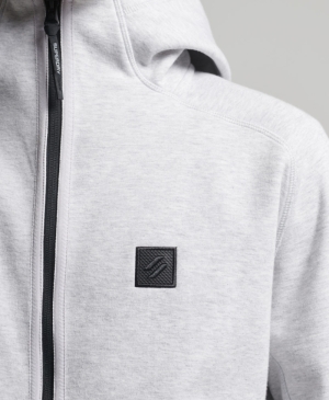 Code Tech Zip Hood cadet grey marl