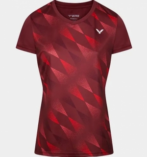 T-shirt Ladies T-44102 red