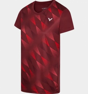T-shirt Ladies T-44102 red
