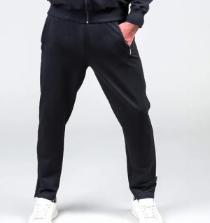 Men Straight hem pant 002 - black