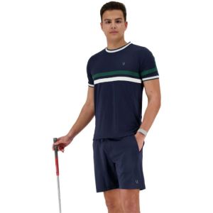 Leo shirt stripe dress blue